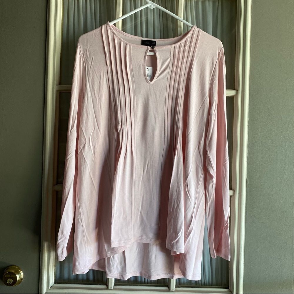 NWT J. Jill light pink Wearever top
